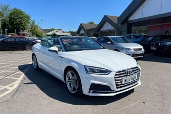 AUDI A5 CABRIOLET 2.0 TFSI S line Convertible 2dr Petrol Manual Euro 6 (s/s) (190 