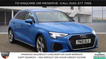 Audi A3 1.0 TFSI 30 S line Sportback 5dr Petrol Manual Euro 6 (s/s) (110
