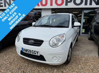 Kia Picanto 1.0 1 Hatchback 5dr Petrol Manual (114 g/km, 60 bhp)