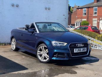Audi A3 2.0 TDI S line Convertible 2dr Diesel S Tronic Auto 6Spd quattro