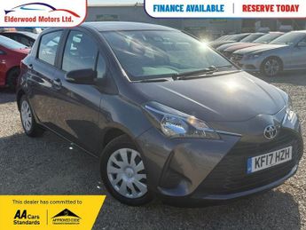 Toyota Yaris 1.0 VVT-i Active Hatchback 5dr Petrol Manual Euro 6 (69 ps)