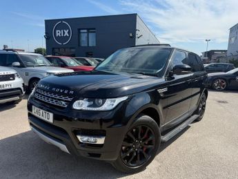 Land Rover Range Rover Sport 3.0 SD V6 HSE SUV 5dr Diesel-FINISHED IN SANTOINI BLACK WITH BLA