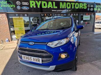 Ford EcoSport 1.0T EcoBoost Titanium SUV 5dr Petrol Manual 2WD Euro 5 (s/s) (1