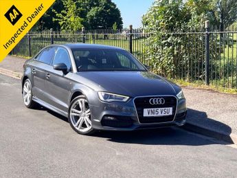 Audi A3 2.0 TDI S line Saloon 4dr Auto Diesel S Tronic Euro 6 (s/s) (150