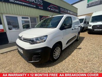 Citroen Berlingo 1.5 BlueHDi 650 Enterprise M Panel Van 5dr Diesel Manual SWB Eur