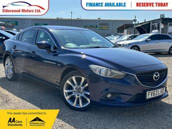 Mazda 6 2.2 SKYACTIV-D Sport Nav Saloon 4dr Diesel Manual Euro 6 (s/s) (