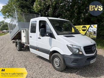 Mercedes Sprinter 2.1 313 CDI Double cab tipper 6 speed cruise control,no vat