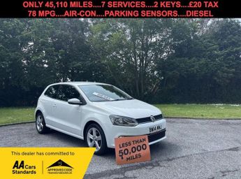 Volkswagen Polo 1.4 TDI BlueMotion Tech SEL Hatchback 3dr Diesel Manual Euro 6 (
