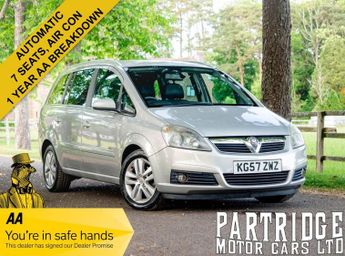 Vauxhall Zafira 1.8 16V Design MPV 5dr Petrol Easytronic Euro 4 (140 ps)