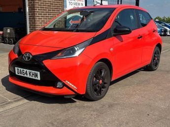 Toyota AYGO 1.0 VVT-i x-cite Hatchback 5 Door Automatic Petrol Orange x-shif