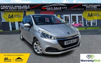 Peugeot 208 1.2 PureTech Active Hatchback 5dr Petrol Manual Euro 6 (82 ps)