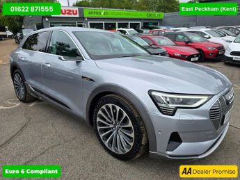 Audi E-Tron 55 SUV 5dr Electric Auto quattro 95kWh in silver with 40,734 mil