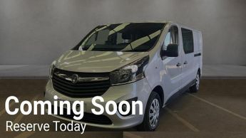 Vauxhall Vivaro 1.6 CDTi 2900 Sportive Crew Van Double Cab NO VAT L2 H1 Euro 6 (