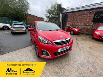 Peugeot 108 1.2 PureTech Allure Hatchback 5dr Petrol Manual Euro 6 (82 ps)