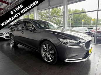 Mazda 6 2.2 SKYACTIV-D Sport Nav+ Tourer 5dr Diesel Manual Euro 6 (s/s) 