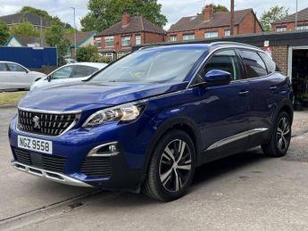 Peugeot 3008 1.5 BlueHDi Allure SUV 5 Door Diesel Manual Blue Euro 6 1 Owner 
