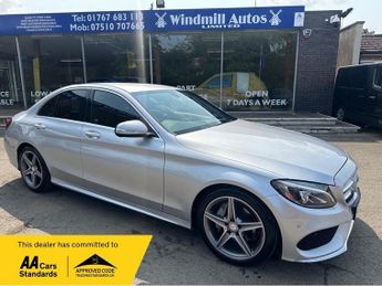 Mercedes C Class 2.1 C220 BlueTEC AMG Line Saloon 4dr Diesel G-Tronic+ Euro 6 (s/
