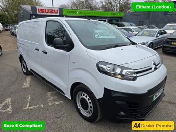 Citroen Dispatch E 1000 75 kWh Enterprise M in white, 12,000 miles, full service 