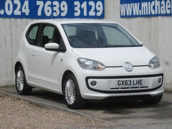 Volkswagen Up 1.0 High up! Hatchback 3dr Petrol Manual Euro 5 (75 ps)