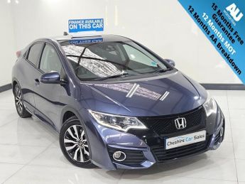 Honda Civic 1.6 i-DTEC SR Hatchback 5dr Diesel Manual Euro 5 (s/s) (120 ps)