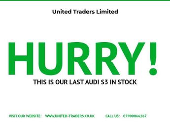 AUDI S3 2.0 TFSI Black Edition Sportback 5dr Petrol S Tronic quattro Eur