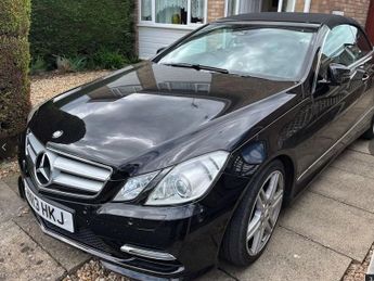 Mercedes E Class 1.8 E200 BlueEfficiency Sport Cabriolet 2dr Petrol G-Tronic+ Eur