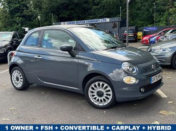 Fiat 500 1.0 MHEV Lounge Convertible 2dr Petrol Manual Euro 6 (s/s) (70 b