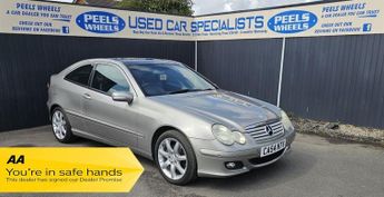 Mercedes C Class 1.8 C230 Kompressor SE Coupe 2dr Petrol Automatic (214 g/km, 192