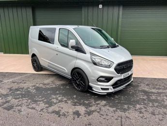 Ford Transit 2018 FORD TRANSIT CUSTOM 170 CREW VAN SILVER ***VAT INCLUDED***