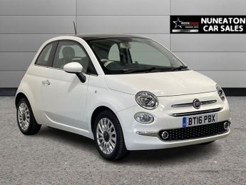 Fiat 500 1.2 Lounge Hatchback 3dr Petrol Manual Euro 6 (s/s) (69 bhp)