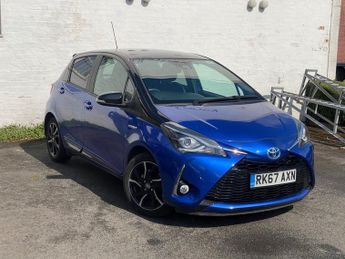 Toyota Yaris 1.5 VVT-h Blue Bi-Tone Hatchback 5dr Petrol Hybrid E-CVT Euro 6 