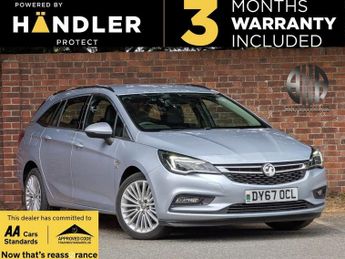 Vauxhall Astra 1.4i Turbo Elite Nav Sports Tourer 5dr Petrol Auto Euro 6 (s/s) 