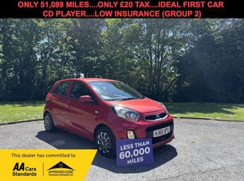 Kia Picanto 1.0 1 Hatchback 5dr Petrol Manual Euro 6 (65 bhp)