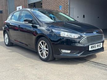 Ford Focus 1.0T EcoBoost Zetec Hatchback 5 Door Petrol Manual Black Euro 6 