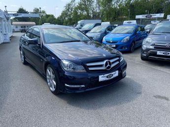 Mercedes C Class 1.8 C180 BlueEfficiency AMG Sport Coupe 2dr Petrol G-Tronic+ Eur