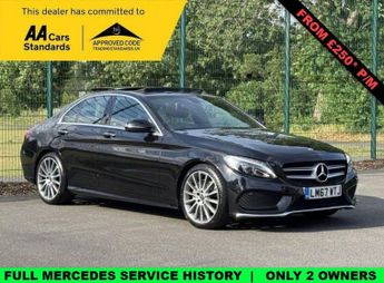 Mercedes C Class 2.0 C200 AMG Line (Premium) Saloon 4dr Petrol G-Tronic+ Euro 6 (