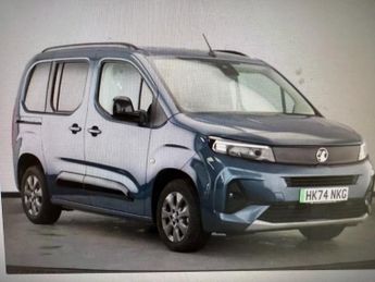 Vauxhall Combo 52kWh Ultimate MPV 5dr Electric Auto (7.4kW Charger) (136 ps)