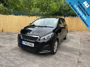 Peugeot 108 1.0 Active Hatchback 3dr Petrol Manual Euro 6 (68 ps)