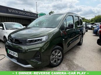 Vauxhall Combo 52kWh Ultimate MPV 5dr Electric Auto (7.4kW Charger) (136 ps)