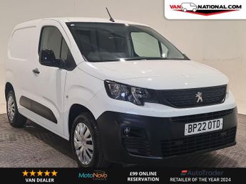 Peugeot Partner 1.5 BLUEHDI 1000 PROFESSIONAL PREMIUM STANDARD P/V 100 BHP SWB