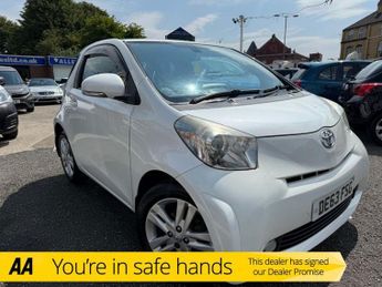 Toyota iQ 1.33 Dual VVT-i 3 Hatchback 3dr Petrol Manual Euro 5 (98 ps)
