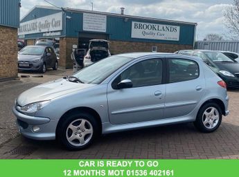Peugeot 206 1.4 Verve Hatchback 5dr Petrol Manual 12 MONTHS MOT READY TO GO 