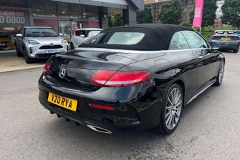 MERCEDES-BENZ C-CLASS 2.0 C200 AMG Line Cabriolet 2dr Petrol G-Tronic+ Euro 6 (s/s) (1