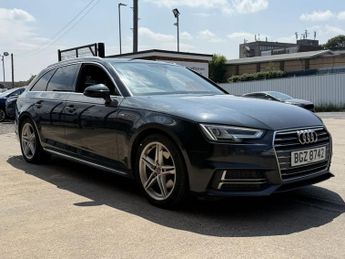 Audi A4 2.0 TDI S line Estate 5 Door Diesel Manual Grey Euro 6 Low Tax