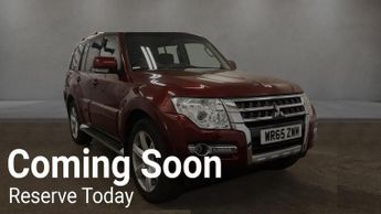 Mitsubishi Shogun 3.2 DI-DC SG4 SUV 5dr Diesel Auto 4WD Euro 6 LWB (187 ps)