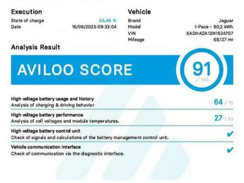 JAGUAR I-PACE 400 90kWh HSE Black SUV 5dr Electric Auto 4WD (400 ps) - AA INSP