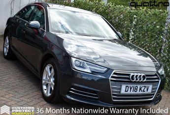 Audi A4 3.0TDi V6 SPORT QUATTRO SALOON S-TRONIC AUTO 215 BHP (EURO 6)
