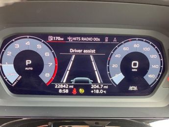 AUDI A3 1.5 TFSI 35 S line Sportback 5dr Petrol S Tronic Euro 6 (s/s) (1