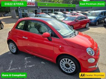 Fiat 500 1.2 Lounge Hatchback in pink, 50,000 miles, 1 owner, ULEZ compli
