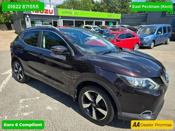 Nissan Qashqai 1.5 dCi n-tec+ SUV in black with 29,204 miles, 2 owners, ULEZ co